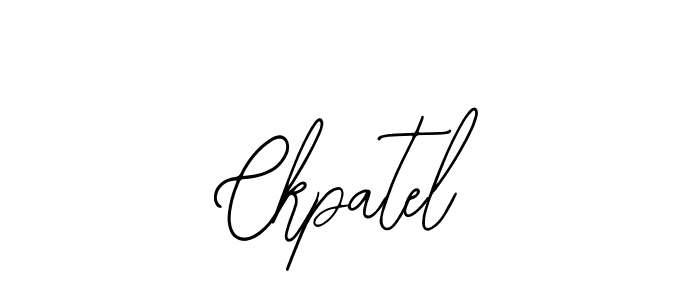 How to make Ckpatel name signature. Use Bearetta-2O07w style for creating short signs online. This is the latest handwritten sign. Ckpatel signature style 12 images and pictures png