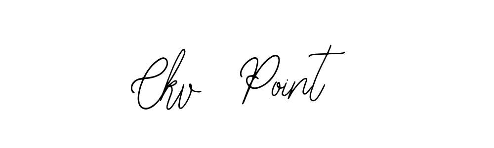 The best way (Bearetta-2O07w) to make a short signature is to pick only two or three words in your name. The name Ckv  Point include a total of six letters. For converting this name. Ckv  Point signature style 12 images and pictures png