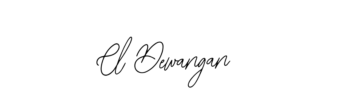 How to make Cl Dewangan name signature. Use Bearetta-2O07w style for creating short signs online. This is the latest handwritten sign. Cl Dewangan signature style 12 images and pictures png