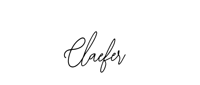 How to make Claefer name signature. Use Bearetta-2O07w style for creating short signs online. This is the latest handwritten sign. Claefer signature style 12 images and pictures png