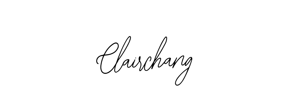 Clairchang stylish signature style. Best Handwritten Sign (Bearetta-2O07w) for my name. Handwritten Signature Collection Ideas for my name Clairchang. Clairchang signature style 12 images and pictures png