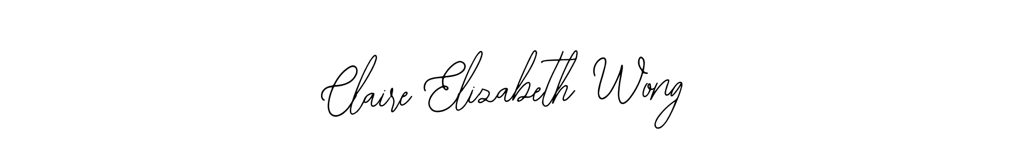Once you've used our free online signature maker to create your best signature Bearetta-2O07w style, it's time to enjoy all of the benefits that Claire Elizabeth Wong name signing documents. Claire Elizabeth Wong signature style 12 images and pictures png