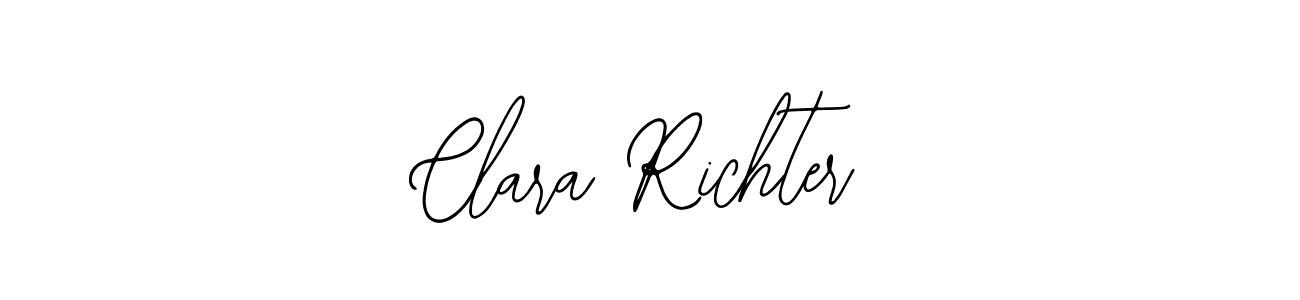 Use a signature maker to create a handwritten signature online. With this signature software, you can design (Bearetta-2O07w) your own signature for name Clara Richter. Clara Richter signature style 12 images and pictures png