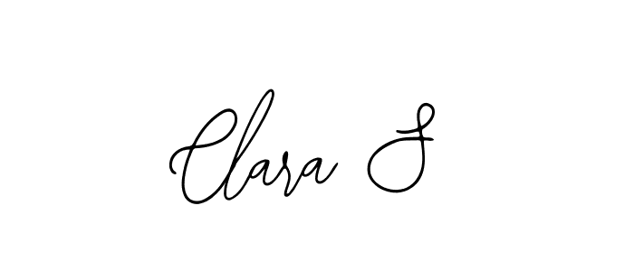 Create a beautiful signature design for name Clara S. With this signature (Bearetta-2O07w) fonts, you can make a handwritten signature for free. Clara S signature style 12 images and pictures png