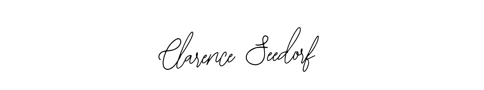 How to make Clarence Seedorf name signature. Use Bearetta-2O07w style for creating short signs online. This is the latest handwritten sign. Clarence Seedorf signature style 12 images and pictures png