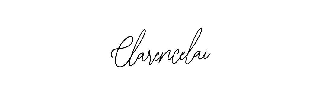 Use a signature maker to create a handwritten signature online. With this signature software, you can design (Bearetta-2O07w) your own signature for name Clarencelai. Clarencelai signature style 12 images and pictures png