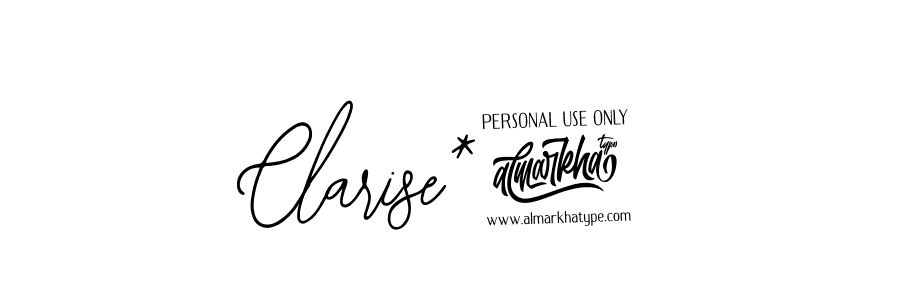 How to make Clarise*@ name signature. Use Bearetta-2O07w style for creating short signs online. This is the latest handwritten sign. Clarise*@ signature style 12 images and pictures png