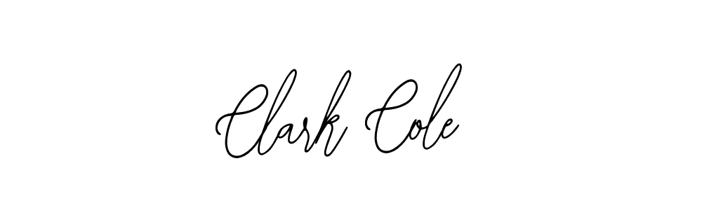 Use a signature maker to create a handwritten signature online. With this signature software, you can design (Bearetta-2O07w) your own signature for name Clark Cole. Clark Cole signature style 12 images and pictures png