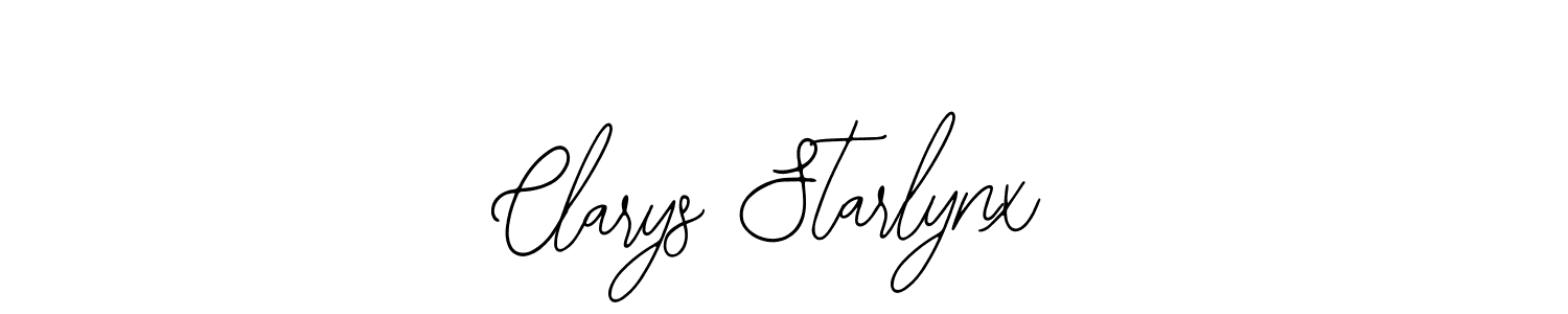 Similarly Bearetta-2O07w is the best handwritten signature design. Signature creator online .You can use it as an online autograph creator for name Clarys Starlynx. Clarys Starlynx signature style 12 images and pictures png