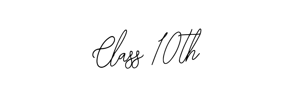 Use a signature maker to create a handwritten signature online. With this signature software, you can design (Bearetta-2O07w) your own signature for name Class 10th. Class 10th signature style 12 images and pictures png