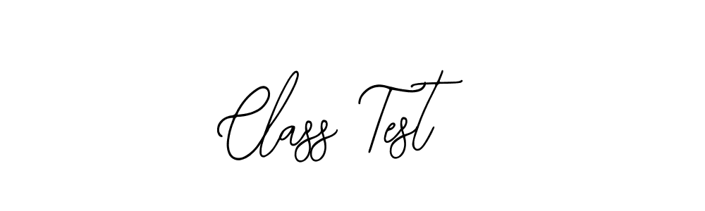 How to make Class Test signature? Bearetta-2O07w is a professional autograph style. Create handwritten signature for Class Test name. Class Test signature style 12 images and pictures png