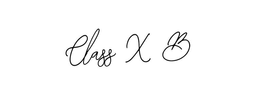 if you are searching for the best signature style for your name Class X B. so please give up your signature search. here we have designed multiple signature styles  using Bearetta-2O07w. Class X B signature style 12 images and pictures png