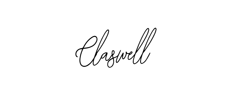 Claswell stylish signature style. Best Handwritten Sign (Bearetta-2O07w) for my name. Handwritten Signature Collection Ideas for my name Claswell. Claswell signature style 12 images and pictures png
