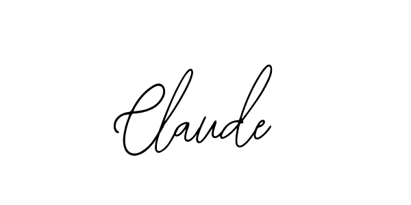 You should practise on your own different ways (Bearetta-2O07w) to write your name (Claude) in signature. don't let someone else do it for you. Claude signature style 12 images and pictures png