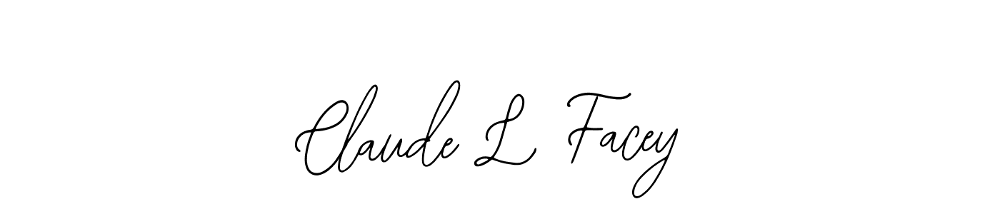 This is the best signature style for the Claude L Facey name. Also you like these signature font (Bearetta-2O07w). Mix name signature. Claude L Facey signature style 12 images and pictures png