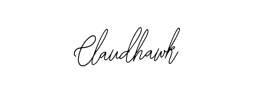 How to make Claudhawk name signature. Use Bearetta-2O07w style for creating short signs online. This is the latest handwritten sign. Claudhawk signature style 12 images and pictures png