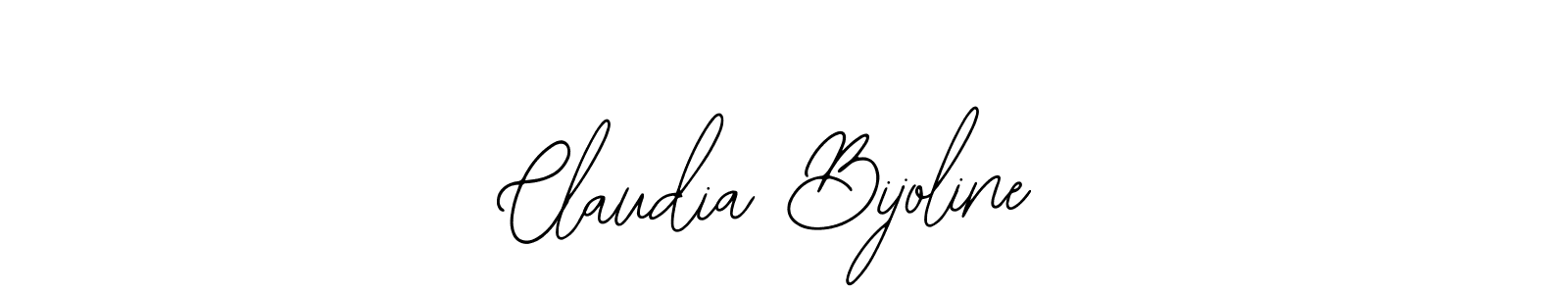 The best way (Bearetta-2O07w) to make a short signature is to pick only two or three words in your name. The name Claudia Bijoline include a total of six letters. For converting this name. Claudia Bijoline signature style 12 images and pictures png