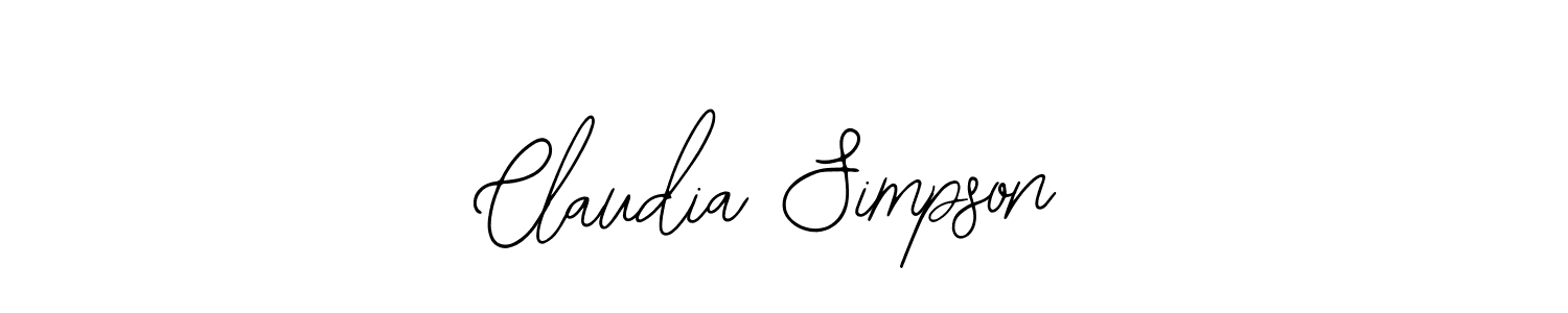 Once you've used our free online signature maker to create your best signature Bearetta-2O07w style, it's time to enjoy all of the benefits that Claudia Simpson name signing documents. Claudia Simpson signature style 12 images and pictures png