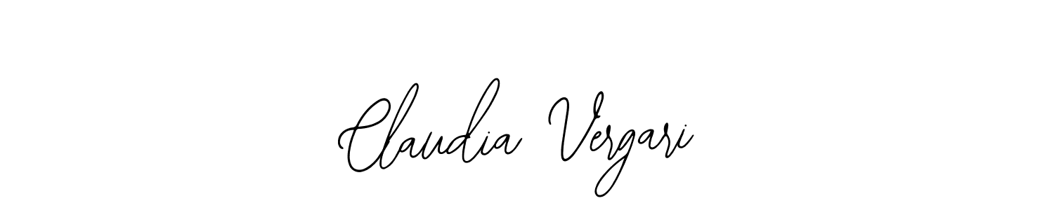Use a signature maker to create a handwritten signature online. With this signature software, you can design (Bearetta-2O07w) your own signature for name Claudia Vergari. Claudia Vergari signature style 12 images and pictures png