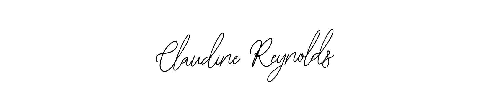 The best way (Bearetta-2O07w) to make a short signature is to pick only two or three words in your name. The name Claudine Reynolds include a total of six letters. For converting this name. Claudine Reynolds signature style 12 images and pictures png