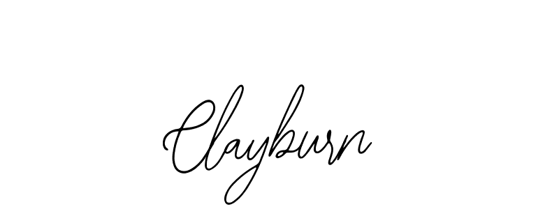 How to make Clayburn name signature. Use Bearetta-2O07w style for creating short signs online. This is the latest handwritten sign. Clayburn signature style 12 images and pictures png