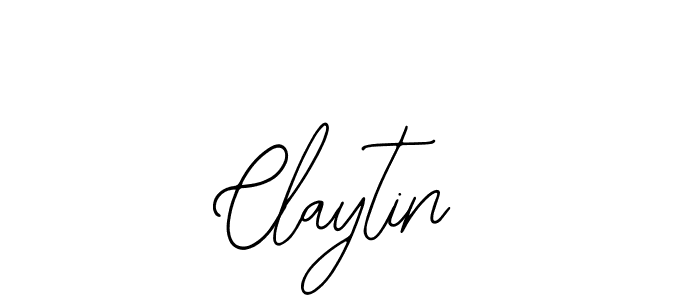 How to make Claytin name signature. Use Bearetta-2O07w style for creating short signs online. This is the latest handwritten sign. Claytin signature style 12 images and pictures png