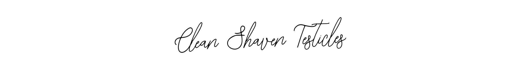 Also You can easily find your signature by using the search form. We will create Clean Shaven Testicles name handwritten signature images for you free of cost using Bearetta-2O07w sign style. Clean Shaven Testicles signature style 12 images and pictures png