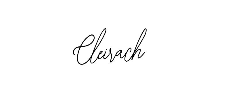 How to make Cleirach signature? Bearetta-2O07w is a professional autograph style. Create handwritten signature for Cleirach name. Cleirach signature style 12 images and pictures png