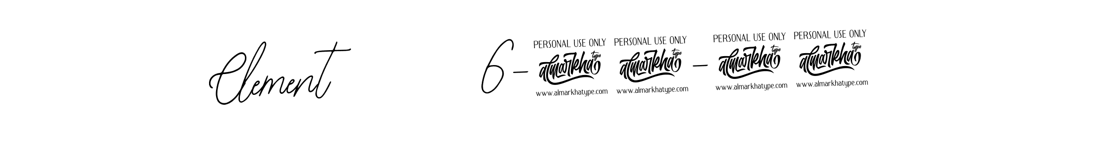 The best way (Bearetta-2O07w) to make a short signature is to pick only two or three words in your name. The name Clement        6-27-24 include a total of six letters. For converting this name. Clement        6-27-24 signature style 12 images and pictures png