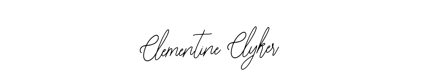 Clementine Clyker stylish signature style. Best Handwritten Sign (Bearetta-2O07w) for my name. Handwritten Signature Collection Ideas for my name Clementine Clyker. Clementine Clyker signature style 12 images and pictures png