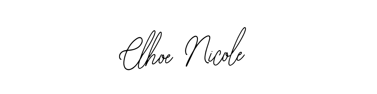 Also You can easily find your signature by using the search form. We will create Clhoe Nicole name handwritten signature images for you free of cost using Bearetta-2O07w sign style. Clhoe Nicole signature style 12 images and pictures png