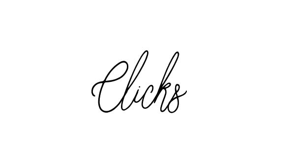 Make a beautiful signature design for name Clicks. With this signature (Bearetta-2O07w) style, you can create a handwritten signature for free. Clicks signature style 12 images and pictures png