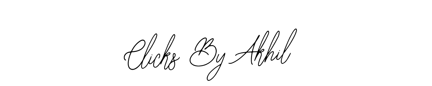 How to Draw Clicks By Akhil signature style? Bearetta-2O07w is a latest design signature styles for name Clicks By Akhil. Clicks By Akhil signature style 12 images and pictures png