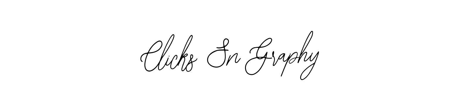 Similarly Bearetta-2O07w is the best handwritten signature design. Signature creator online .You can use it as an online autograph creator for name Clicks Sn Graphy. Clicks Sn Graphy signature style 12 images and pictures png