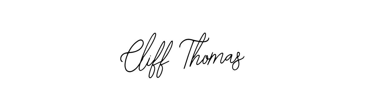 You should practise on your own different ways (Bearetta-2O07w) to write your name (Cliff Thomas) in signature. don't let someone else do it for you. Cliff Thomas signature style 12 images and pictures png