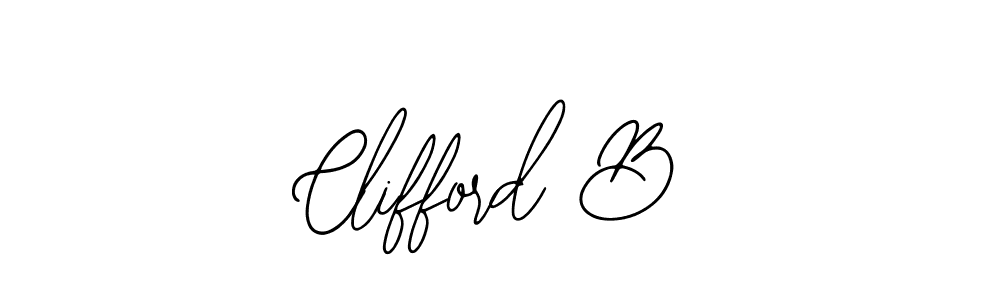 Create a beautiful signature design for name Clifford B. With this signature (Bearetta-2O07w) fonts, you can make a handwritten signature for free. Clifford B signature style 12 images and pictures png