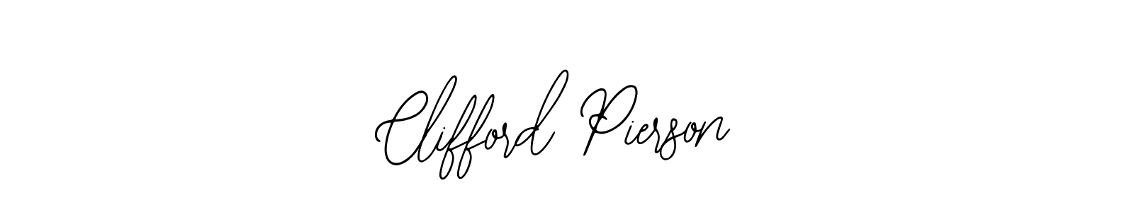 Design your own signature with our free online signature maker. With this signature software, you can create a handwritten (Bearetta-2O07w) signature for name Clifford Pierson. Clifford Pierson signature style 12 images and pictures png