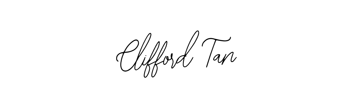 How to make Clifford Tan name signature. Use Bearetta-2O07w style for creating short signs online. This is the latest handwritten sign. Clifford Tan signature style 12 images and pictures png