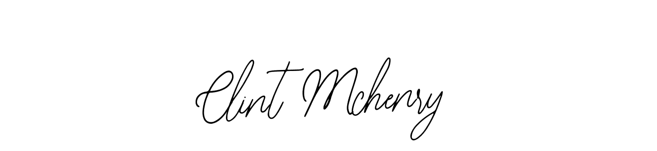Make a beautiful signature design for name Clint Mchenry. Use this online signature maker to create a handwritten signature for free. Clint Mchenry signature style 12 images and pictures png