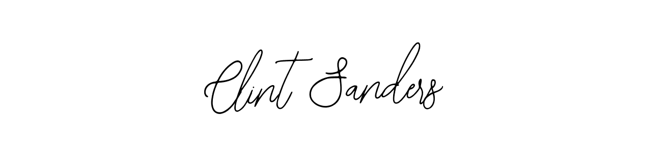 Make a beautiful signature design for name Clint Sanders. Use this online signature maker to create a handwritten signature for free. Clint Sanders signature style 12 images and pictures png