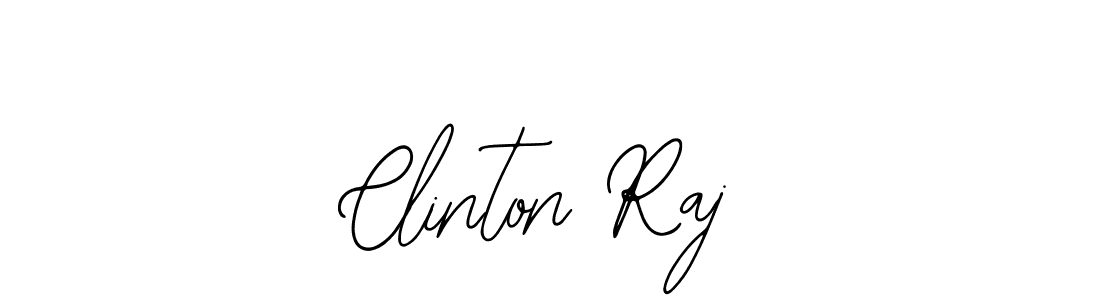 How to make Clinton Raj signature? Bearetta-2O07w is a professional autograph style. Create handwritten signature for Clinton Raj name. Clinton Raj signature style 12 images and pictures png