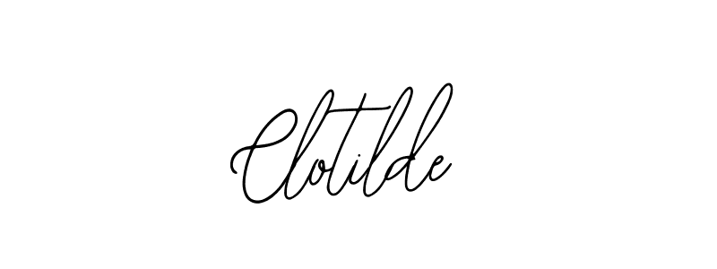 Make a beautiful signature design for name Clotilde. Use this online signature maker to create a handwritten signature for free. Clotilde signature style 12 images and pictures png