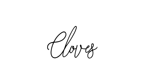 This is the best signature style for the Cloves name. Also you like these signature font (Bearetta-2O07w). Mix name signature. Cloves signature style 12 images and pictures png