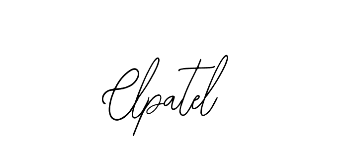 Make a beautiful signature design for name Clpatel. Use this online signature maker to create a handwritten signature for free. Clpatel signature style 12 images and pictures png