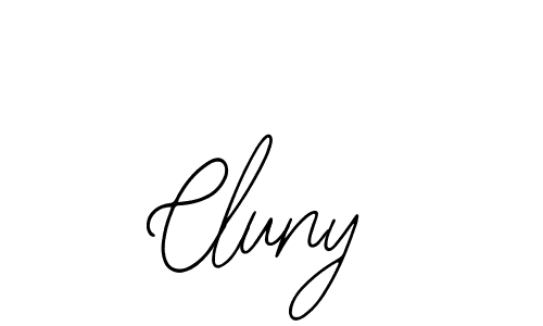 How to make Cluny name signature. Use Bearetta-2O07w style for creating short signs online. This is the latest handwritten sign. Cluny signature style 12 images and pictures png