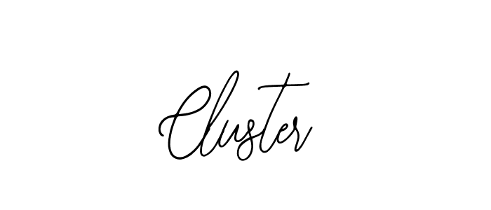 Design your own signature with our free online signature maker. With this signature software, you can create a handwritten (Bearetta-2O07w) signature for name Cluster. Cluster signature style 12 images and pictures png