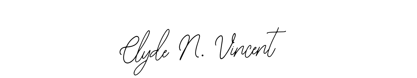 How to make Clyde N. Vincent signature? Bearetta-2O07w is a professional autograph style. Create handwritten signature for Clyde N. Vincent name. Clyde N. Vincent signature style 12 images and pictures png