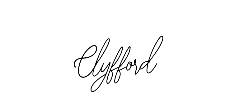 Use a signature maker to create a handwritten signature online. With this signature software, you can design (Bearetta-2O07w) your own signature for name Clyfford. Clyfford signature style 12 images and pictures png