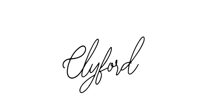 Create a beautiful signature design for name Clyford. With this signature (Bearetta-2O07w) fonts, you can make a handwritten signature for free. Clyford signature style 12 images and pictures png