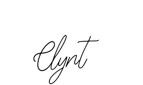 Design your own signature with our free online signature maker. With this signature software, you can create a handwritten (Bearetta-2O07w) signature for name Clynt. Clynt signature style 12 images and pictures png